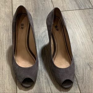 BP peekaboo heels